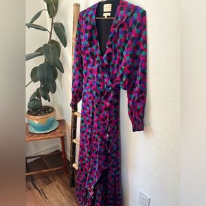 Sezane Doha Wrap Dress